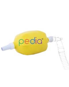 PEDIA 1 L YELLOW  WITH ELBOW 12/BX